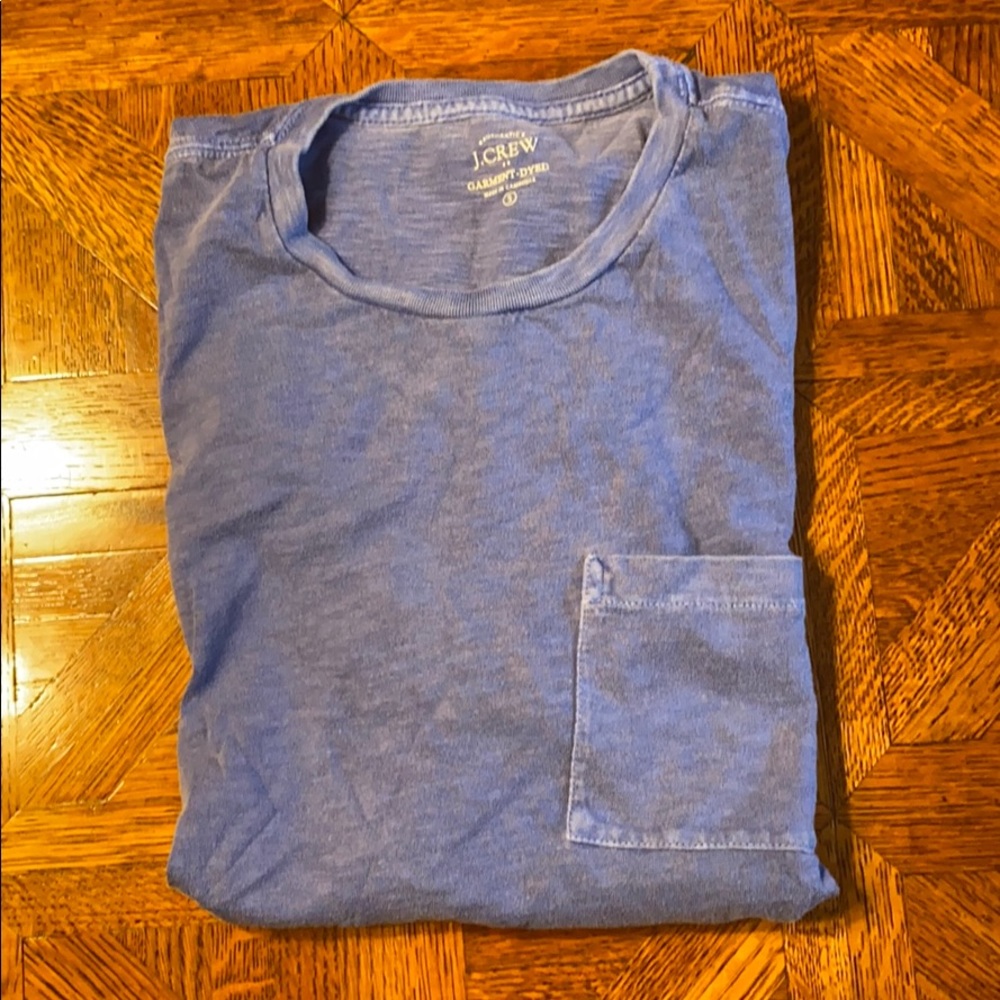 Jcrew Factory Garment Dyed Pocket Tee